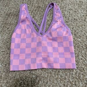 Target checkered tank or bralette